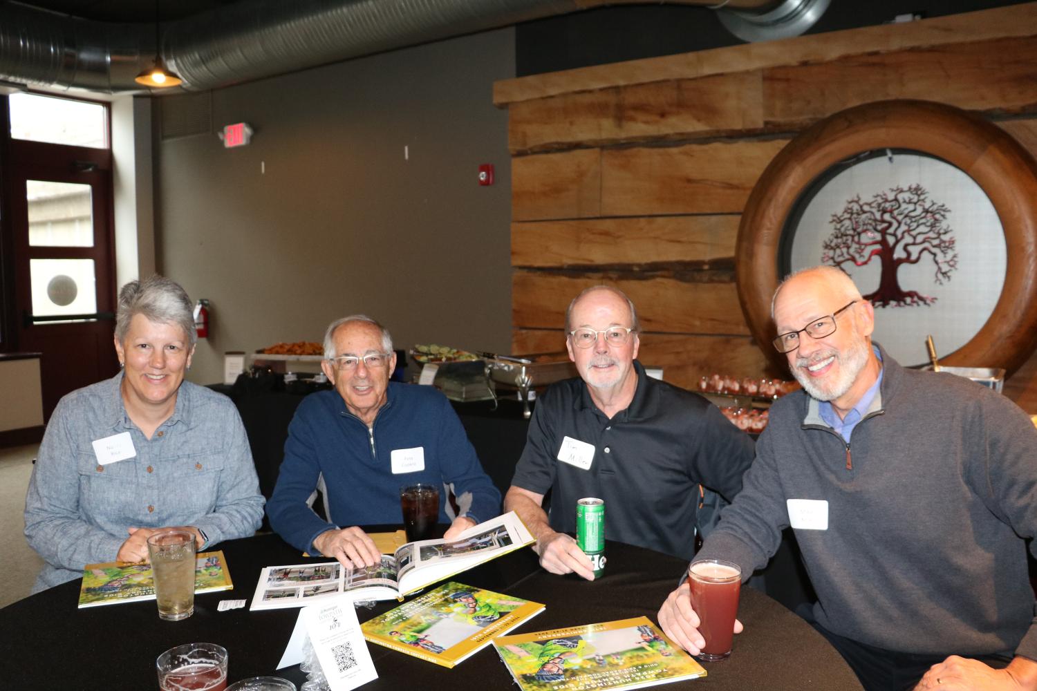 Century Riders at reception 