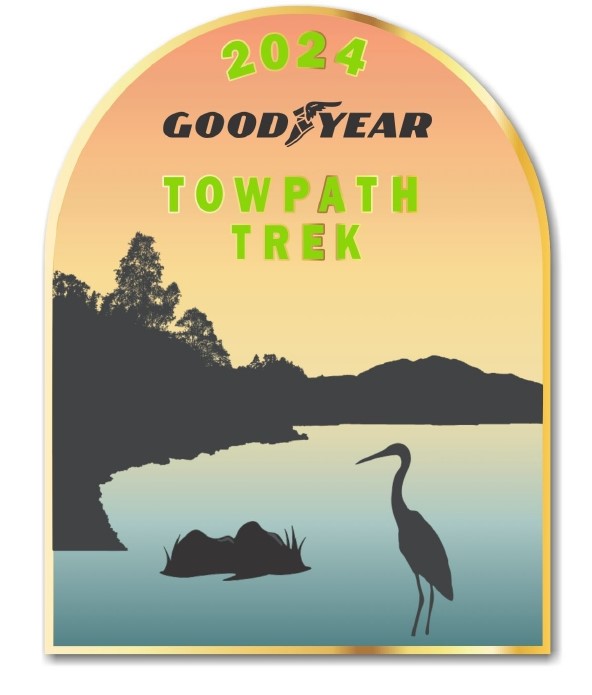 Goodyear Towpath Trek pin